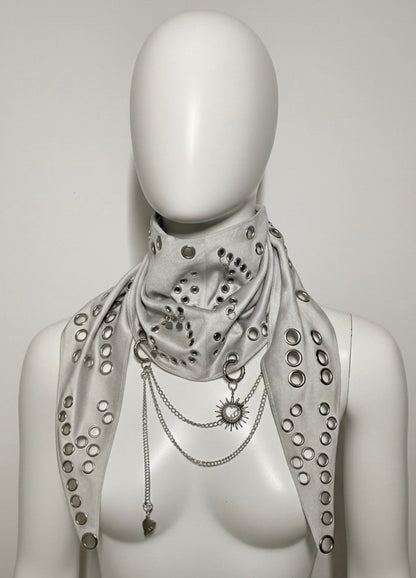 Mercury Frost Velour Scarf