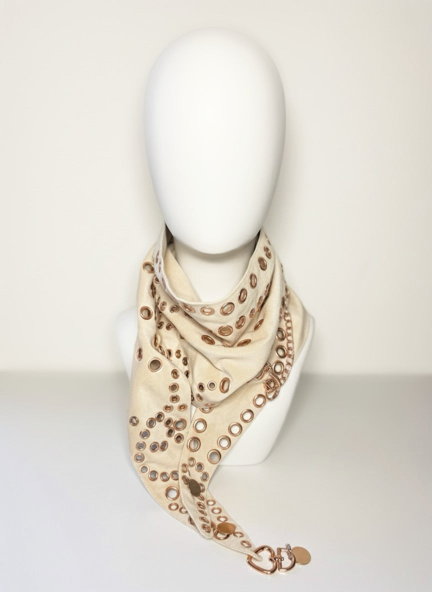 Rose Dune Velour Scarf