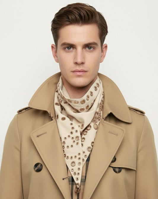 Rose Dune Velour Scarf