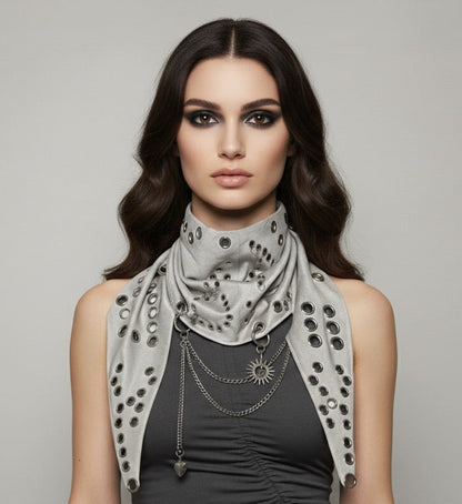 Mercury Frost Velour Scarf