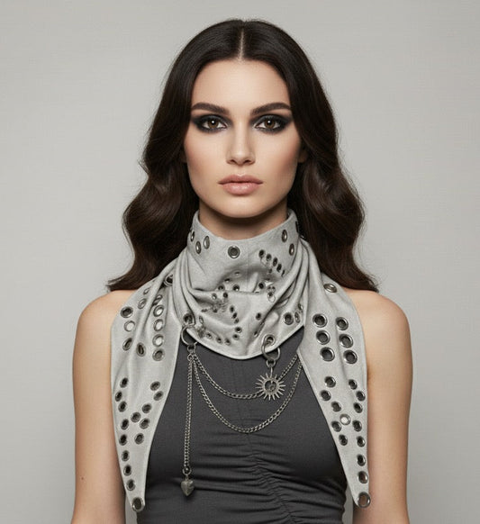 Mercury Frost Velour Scarf